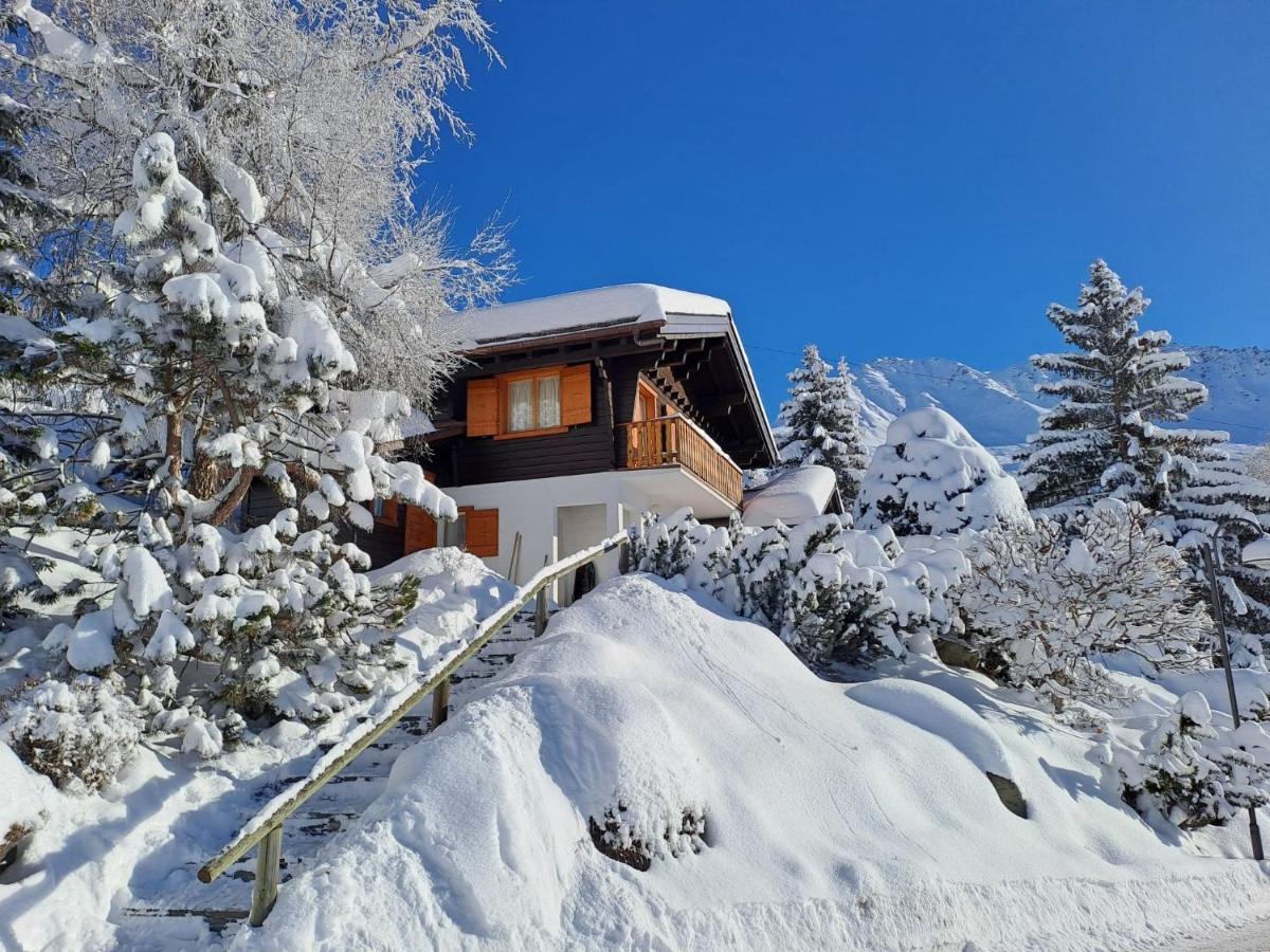 Chalet Biquinou By Interhome Verbier Bagian luar foto